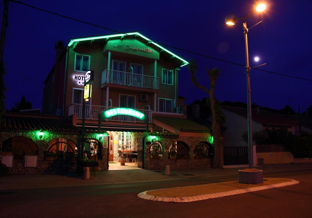 Logis Hotel Restaurant Les Charmettes อาร์เจเลส-ซัวร์-แมร์ ภายนอก รูปภาพ
